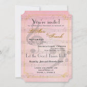 Musical themad bridal doucheuitnodiging kaart (Voorkant)