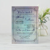 Musical themad bridal doucheuitnodiging kaart (Staand voorkant)