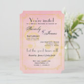 Musical themad bridal doucheuitnodiging kaart (Staand voorkant)