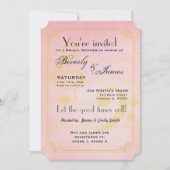 Musical themad bridal doucheuitnodiging kaart (Voorkant)