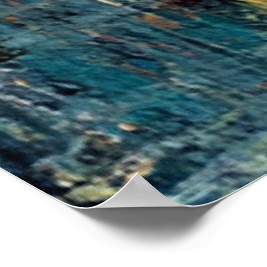 Musical Theme Abstract Art Poster (Hoek)