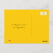 Musical Treble Cherry Notes Tree Whimsical Natuur Briefkaart (Achterkant)