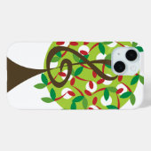 Musical Treble Cherry Notes Tree Whimsical Natuur Case-Mate iPhone Case (Achterkant (horizontaal))
