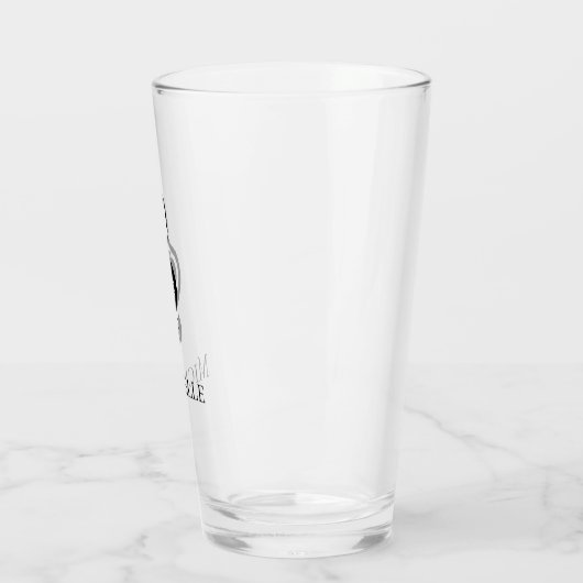 Musical Treble Clef Black White Glas (Links)