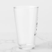 Musical Treble Clef Black White Glas (Rechts)