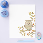 Musical Tree Owl Flyer (Enkel)