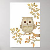 Musical Tree Owl Poster (Voorkant)