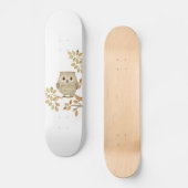 Musical Tree Owl Skateboard (Voorkant)