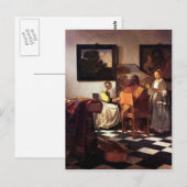 Musical Trio van Johannes Vermeer Briefkaart (Voorkant / Achterkant)