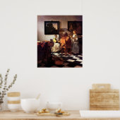 Musical Trio van Johannes Vermeer Poster (Keuken)