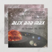 Musical Universe - Baptism Invitation Kaart (Voorkant / Achterkant)