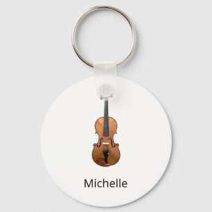 Musical Violin Personalized sleutelhanger