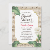 Musical Vrijgezellenfeest  Lily Flower Kaart (Voorkant)