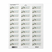 Musical Wood Texture  Birds Labels (Full Sheet)