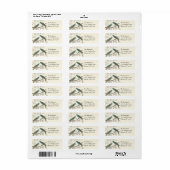 Musical Wood Texture  Birds Labels (Full Sheet)