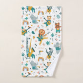 Musical Woodland Animals Bad Handdoek (Handdoek)