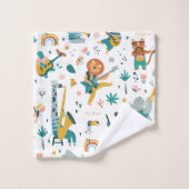 Musical Woodland Animals Bad Handdoek (Wasdoekje)
