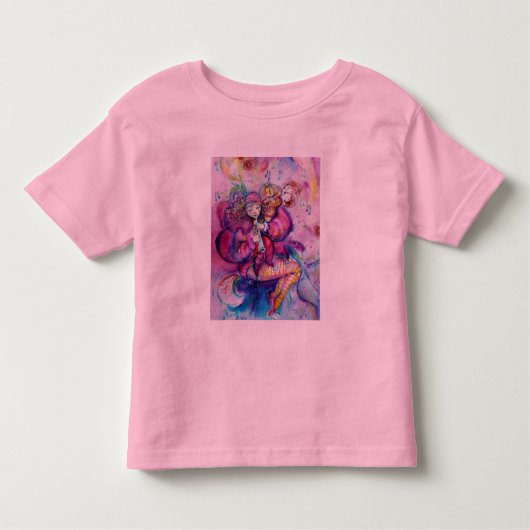 MUSICALE ROZE CLOWN KINDER SHIRTS (Voorkant)