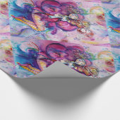 MUSICALE ROZE CLOWN MET UIL CADEAUPAPIER (Hoek)