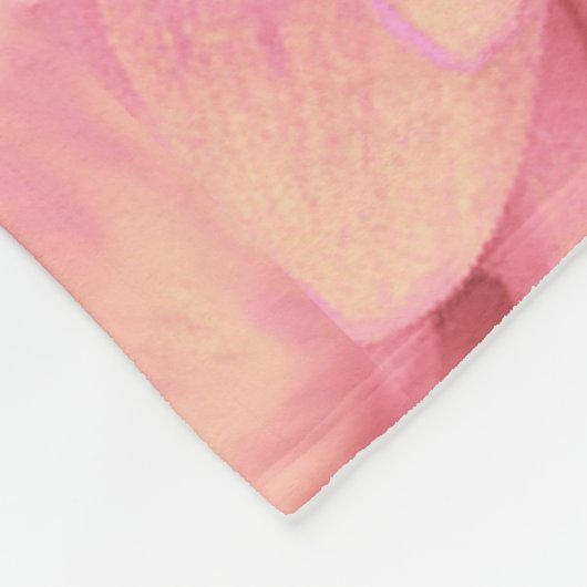 MUSICALE ROZE CLOWN MET UIL FLEECE DEKEN (Hoek)