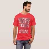 Musicalheater Kid Warning I May Broadway Musical f T-shirt (Voorkant volledig)
