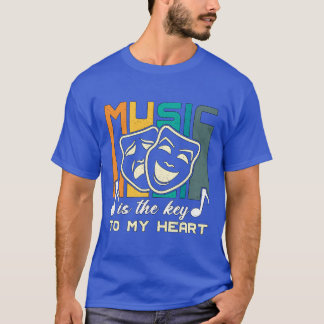 Musicaltheater Muziek Ishe Keyo Broadway Drama gra T-shirt