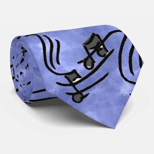 musicbankbiljetten stropdas (Opgerold)