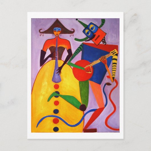 Musici Briefkaart (Voorkant)