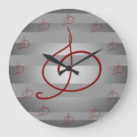 Musici Deocr van de G-sleutel van de muziek de