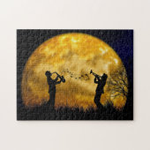 Musici Full Moon Waterverf Legpuzzel (Horizontaal)