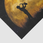 Musici Full Moon Waterverf Tissuepapier (Detail)