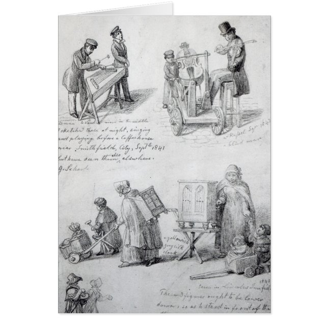 Musici in de straten van Londen, 1841-43 (Voorkant)