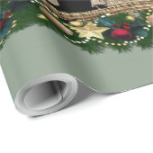 Musici in het oude Amsterdam met Kerstmis Cadeaupapier (Rol Hoek)