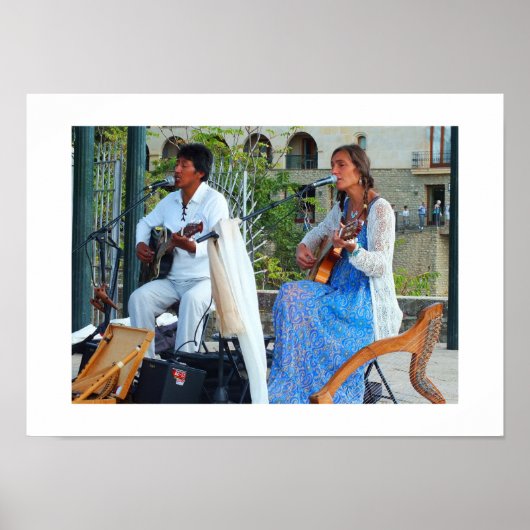 Musici in Spanje Poster (Voorkant)