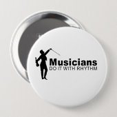 Musici Ronde Button 4,0 Cm (Voorkant /achterkant)