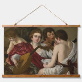 Musici Tapestry Hangend Wandkleed (Voorkant)