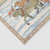 Musici uit de stad Bremen Tissuepapier (Detail)