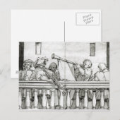 Musici van Henry VIII Briefkaart (Voorkant / Achterkant)