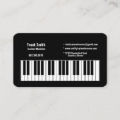 Musiciaanse componist Arranger-lerarentoetsenbord Visitekaartje (Voorkant)