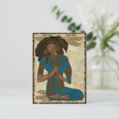 Musiciaanse Folk Art Briefkaart (Staand voorkant)