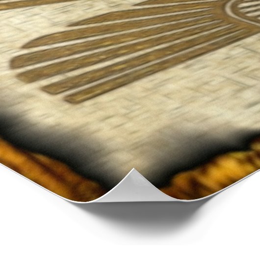 Musiciaanse Folk Art Poster (Hoek)