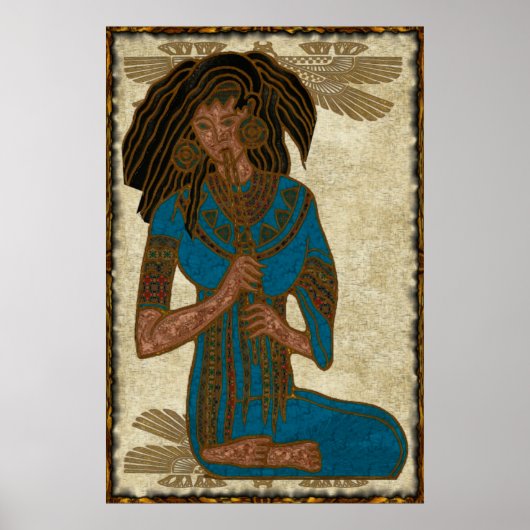 Musiciaanse Folk Art Poster (Voorkant)