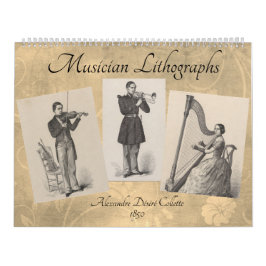 Musiciaanse lithografen -  muzieklithografie kalender