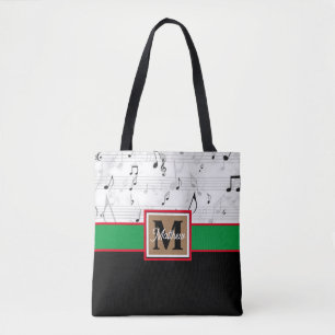 Musiciaanse monogram tote bag