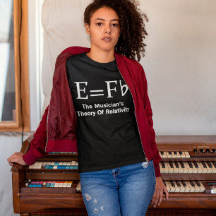 Musiciaanse theorie van de Relativiteit E staat ge T-shirt