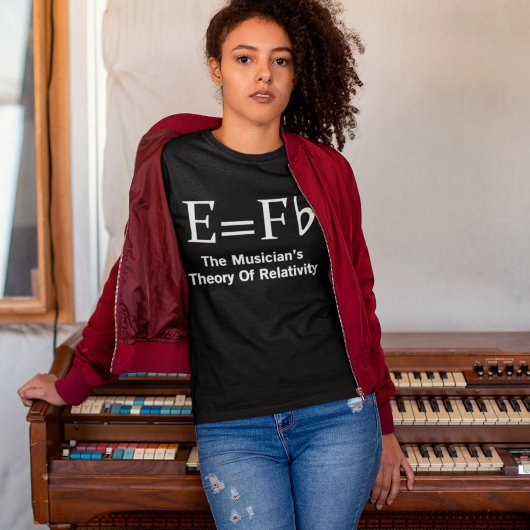 Musiciaanse theorie van de Relativiteit E staat ge T-shirt