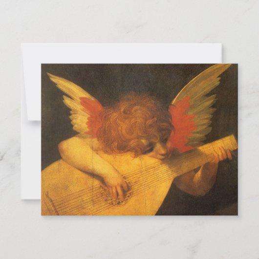 Musician Angel die Lute speelt door Rosso Fiorenti (Voorkant)