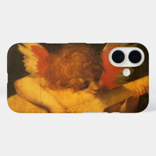 Musician Angel die Lute speelt door Rosso Fiorenti iPhone 16 Hoesje