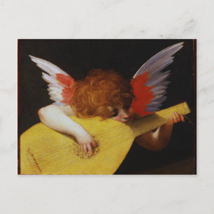 Musician Angel, Rosso Fiorentino Briefkaart