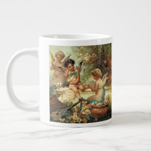 Musician Angels van Hans Zatzka, Victoriaans kunst Grote Koffiekop